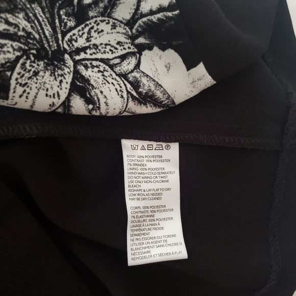 Silence + Noise black and white halter dress size 6 - Picture 4 of 8